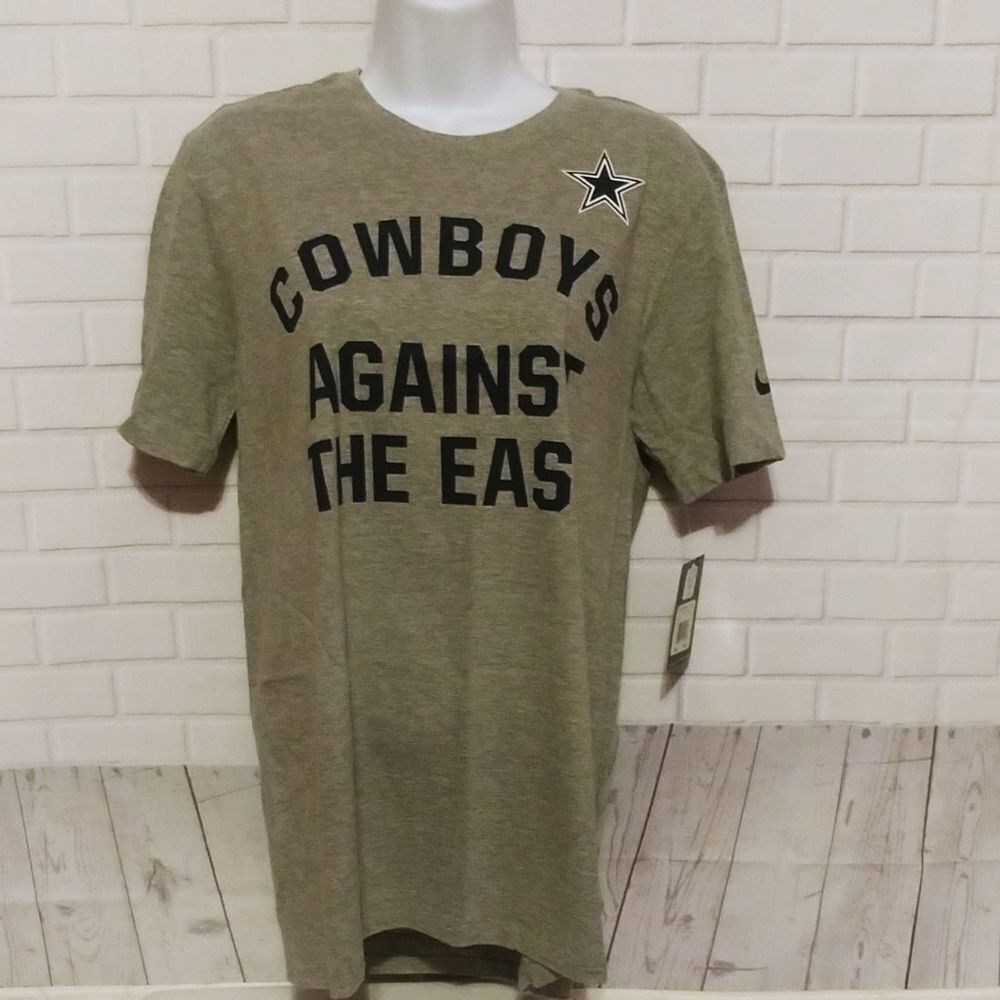 Dallas Cowboys Tee Shirt Small Gray